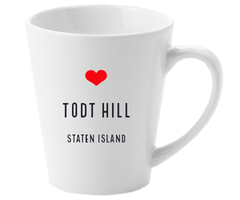 Todt Hill Staten Island NYC Home Latte Mug