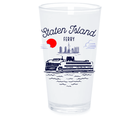 STATEN ISLAND PINT GLASSES