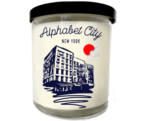 Alphabet City Manhattan Sketch Scented Candle