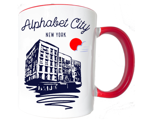 Alphabet City Manhattan Sketch Mug