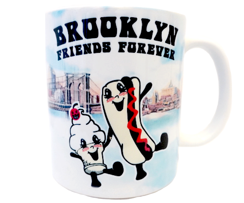 Brooklyn Friends Forever New York Mug
