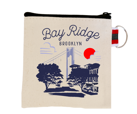 Bay Ridge Brooklyn Sketch Coin Purse