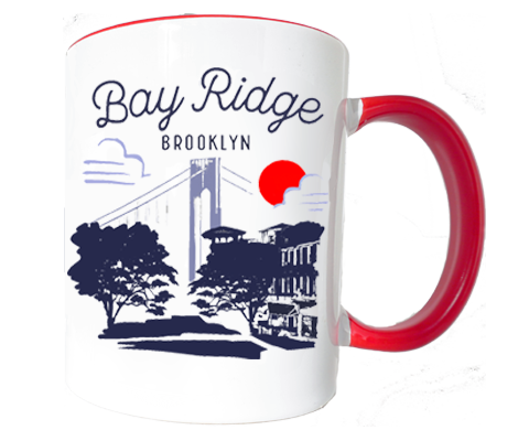 Bay Ridge Brooklyn Sketch Mug
