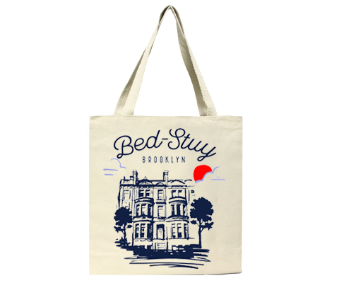 Bed-Stuy Brooklyn Sketch Tote Bag