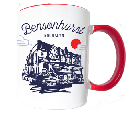 Bensonhurst Brooklyn Sketch Mug