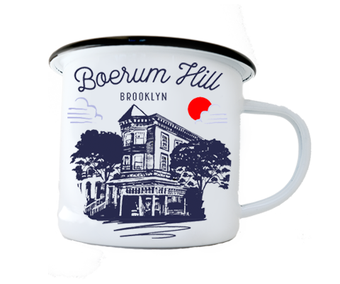 Boerum Hill Brooklyn Sketch Camp Mug