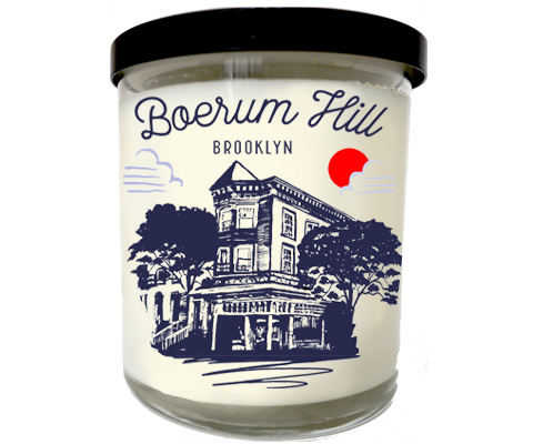 Boerum Hill Brooklyn Sketch Scented Candle