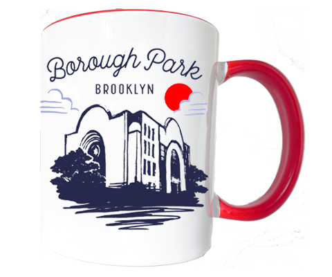 Borough Park Brooklyn Sketch Mug