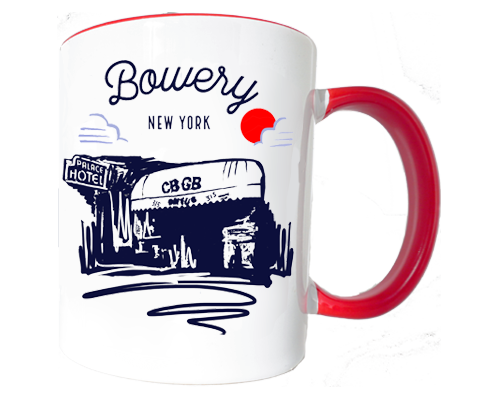 Bowery Manhattan Sketch Mug