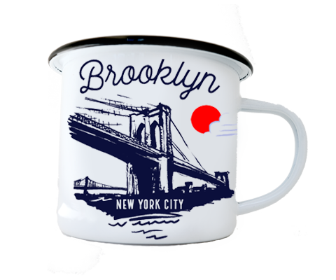 Brooklyn Bridge Sketch Camp Mug