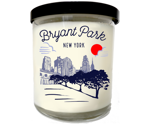 Bryant Park Manhattan Sketch Scented Candle