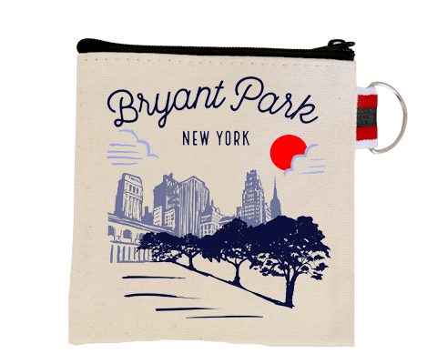 Bryant Park Manhattan Sketch Coin Purse