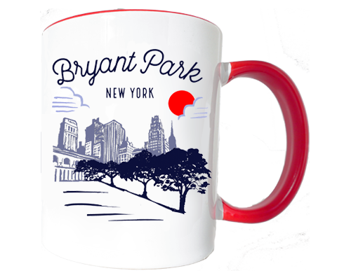 Bryant Park Manhattan Sketch Mug