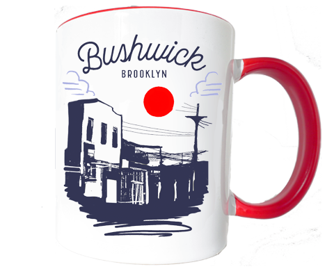 Bushwick Brooklyn Sketch Mug