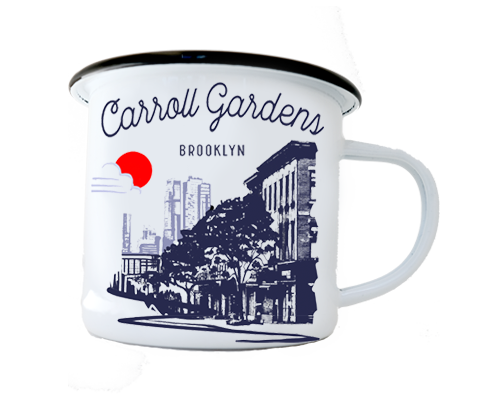 Carroll Gardens Brooklyn Sketch Camp Mug