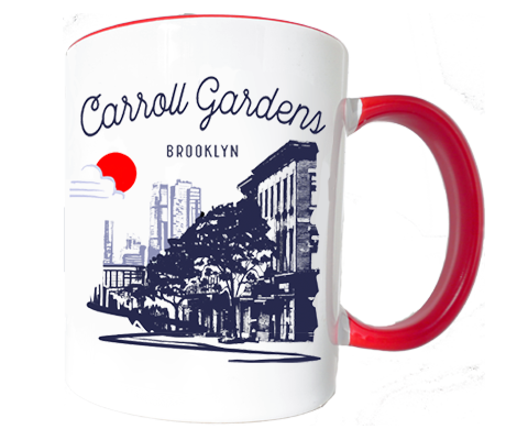 Carroll Gardens Brooklyn Sketch Mug
