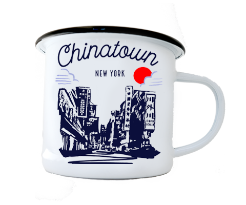 Chinatown Manhattan Sketch Camp Mug