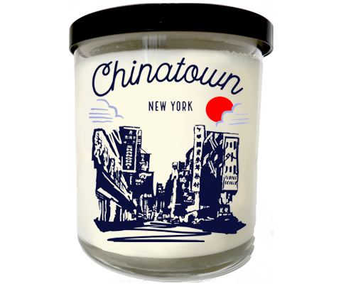 Chinatown Manhattan Sketch Scented Candle