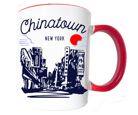 Chinatown Manhattan Sketch Mug