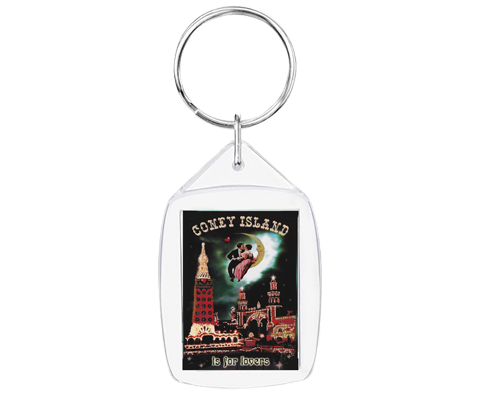 Coney Island is for Lovers Keychain