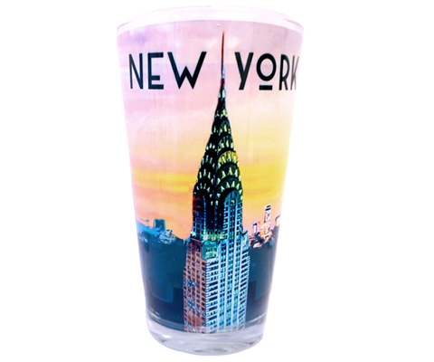 Candy Chrysler Building New York Pint Glass