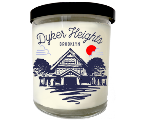 Dyker Heights Brooklyn Sketch Scented Candle