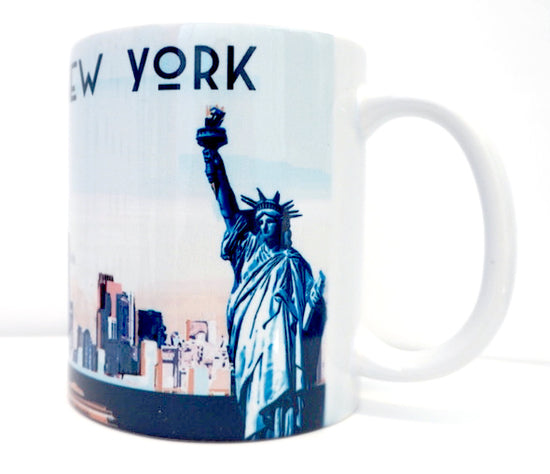Load image into Gallery viewer, Ferry Skyline New York Mug
