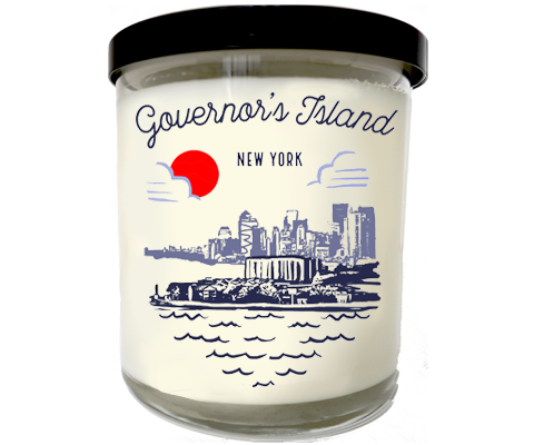 Governor's Island Manhattan Sketch Scented Candle