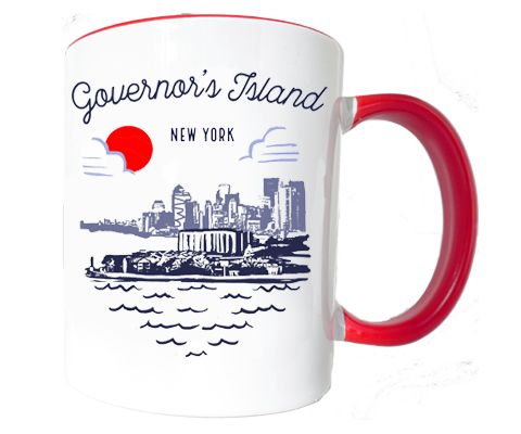 Governor's Island Manhattan Sketch Mug