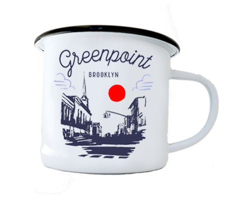 Greenpoint Brooklyn Sketch Camp Mug