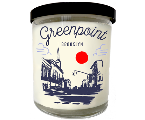 Greenpoint Brooklyn Sketch Scented Candle