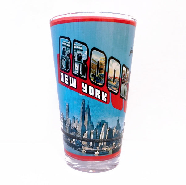 Welcome to Brooklyn New York Pint Glass