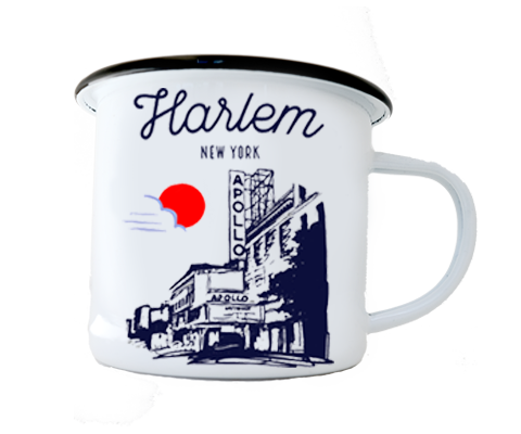 Harlem Manhattan Sketch Camp Mug