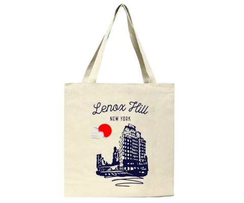 Lenox Hill Manhattan Sketch Tote Bag
