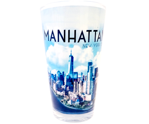 Manhattan New York Pint Glass