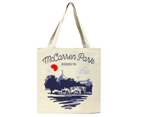 McCarren Park Brooklyn Sketch Tote Bag