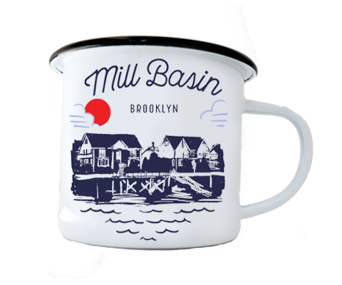 Mill Basin Brooklyn Sketch Camp Mug
