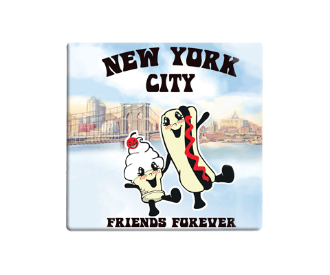 New York Friends Forever Coaster