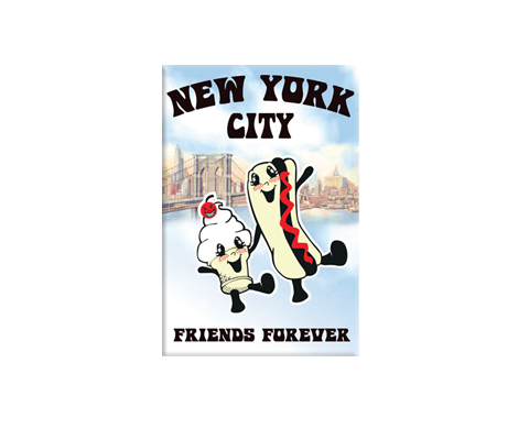 Load image into Gallery viewer, New York Friends Forever Magnet
