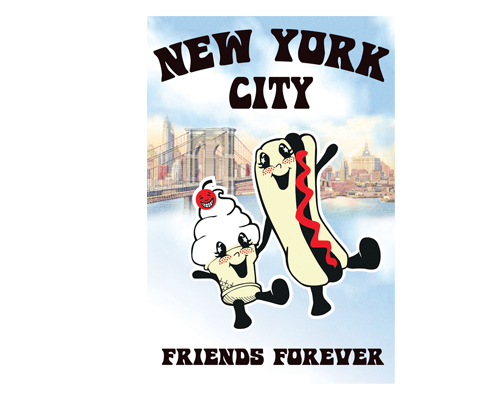 Load image into Gallery viewer, New York Friends Forever Postcard
