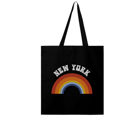 New York Rainbow Tote Bag