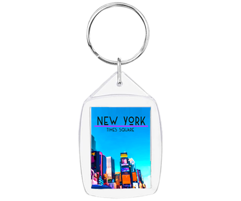 Times Square New York Keychain