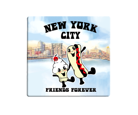New York Friends Forever Coaster