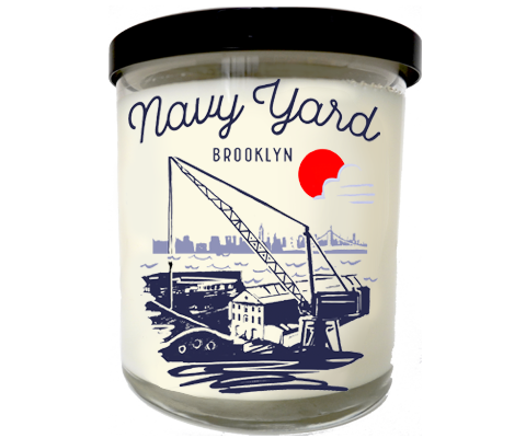 Navy Yard Sketch Scented Candle