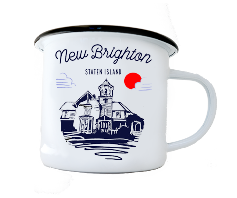 New Brighton Staten Island Sketch Camp Mug