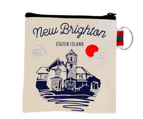 New Brighton Staten Island Sketch Coin Purse