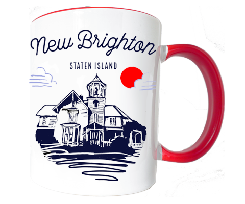 New Brighton Staten Island Sketch Mug