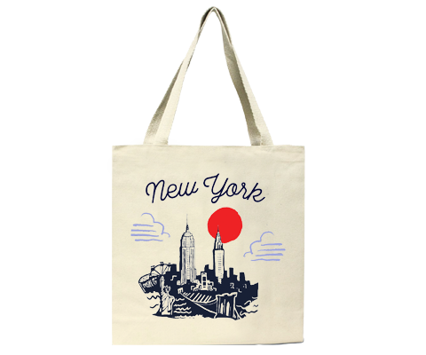New York Sketch Tote Bag