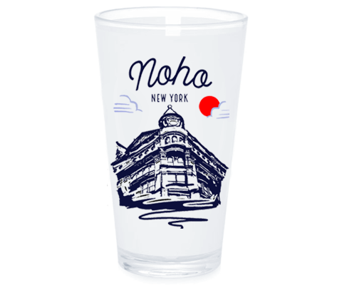 Load image into Gallery viewer, Noho Manhattan Sketch Pint Glass
