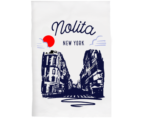 Nolita Manhattan Sketch Kitchen Tea Towel